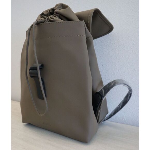 RAINS 13870 Unisex One Size Wood Brown Waterproof Rucksack Bucket Backpack - Picture 8 of 16